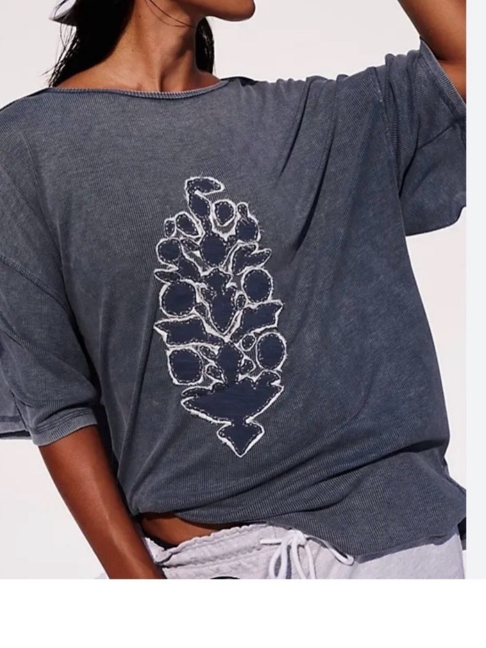 NWOT Free People Movement Oversized Top - Picture 8 of 12